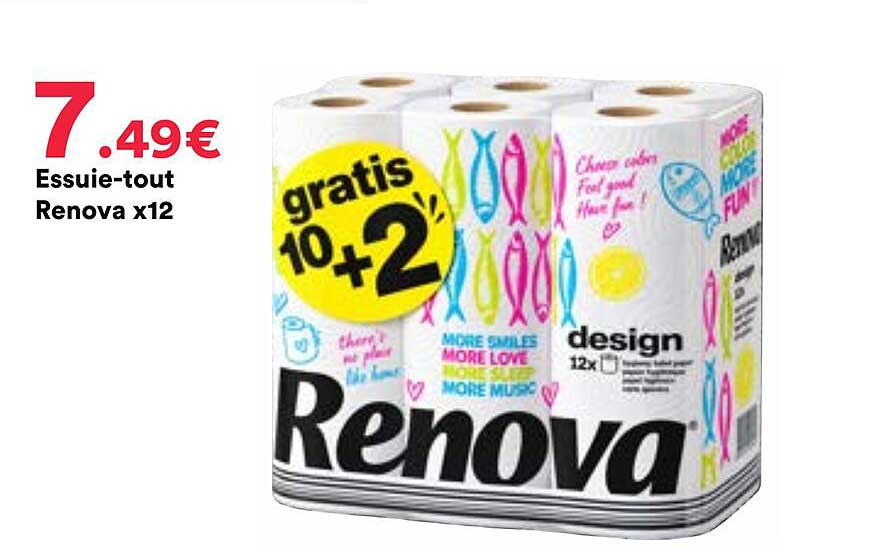 Essuie-tout Renova x12