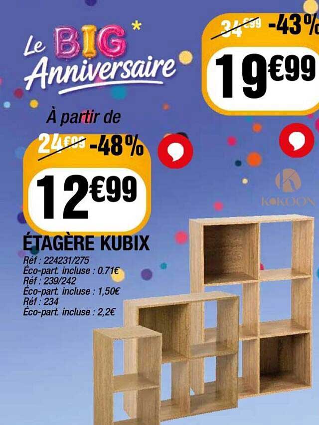 ÉTAGÈRE KUBIX