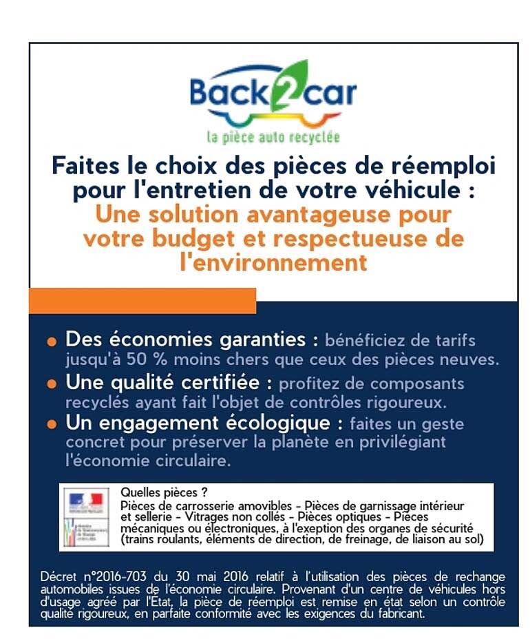 Faites le choix des pièces de réemploi pour l'entretien de votre véhicule : Une solution avantageuse pour votre budget et respectueuse de l'environnement