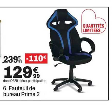 Fauteuil de bureau Prime 2