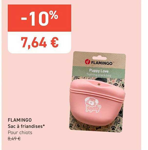 FLAMINGO Sac à friandises* Pour chiots