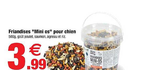 Friandises "Mini os" pour chien