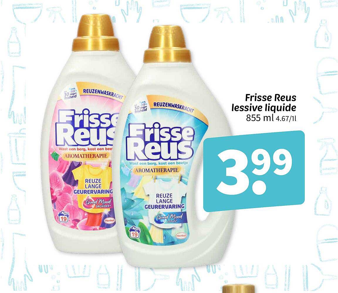 Frisse Reus lessive liquide 855 ml