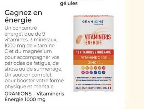 Gagnez en énergie