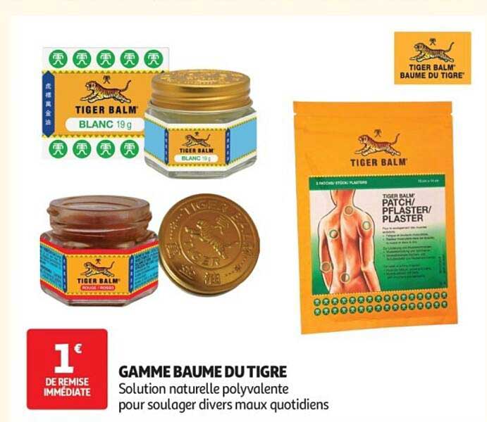 GAMME BAUME DU TIGRE