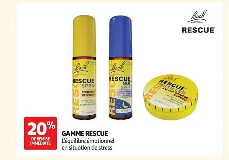 GAMME RESCUE L'équilibre émotionnel en situation de stress