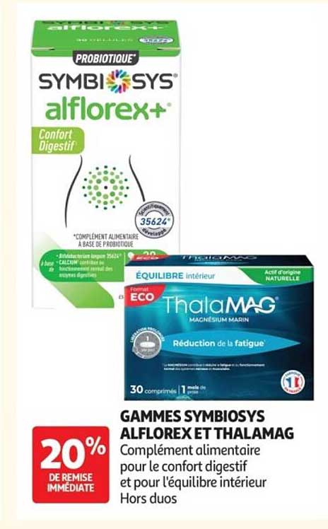 GAMMES SYMBIOSYS ALFLOREX ET THALAMAG