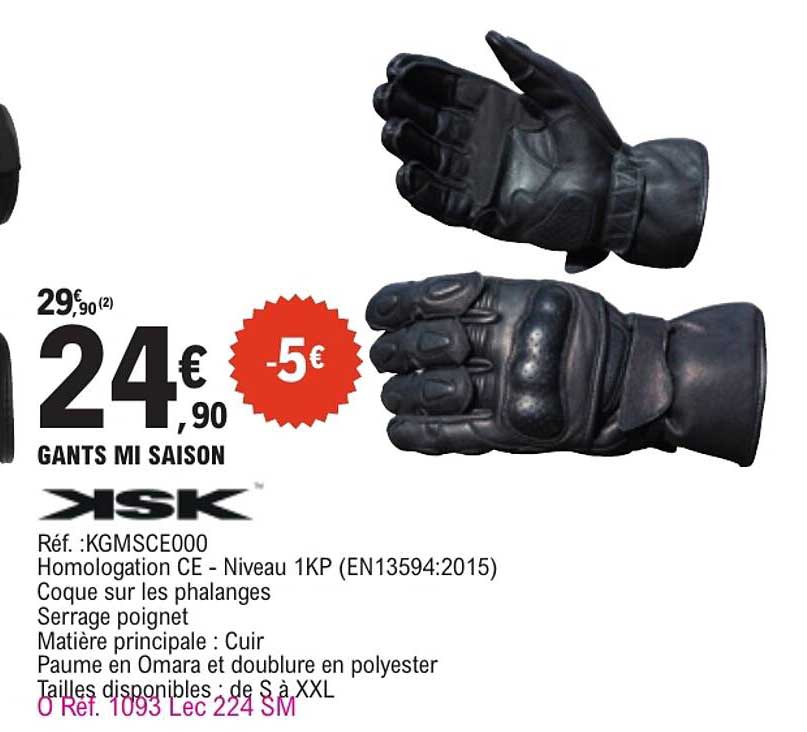 GANTS MI SAISON