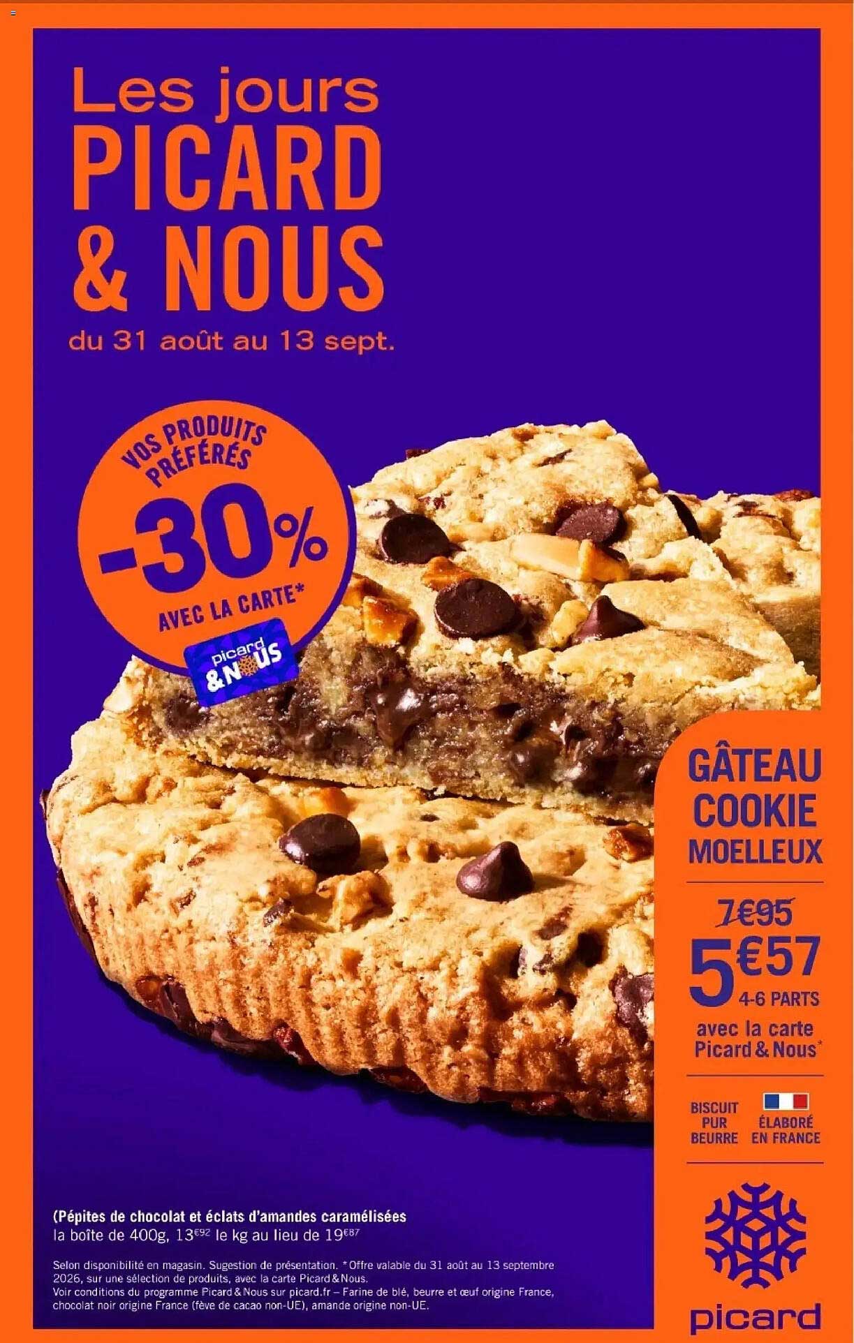 GÂTEAU COOKIE MOELLEUX