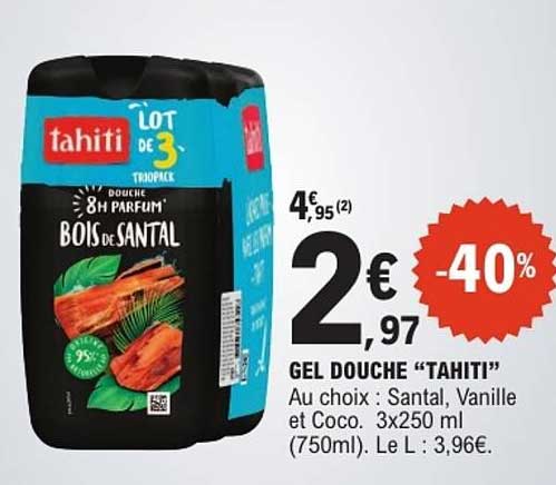 GEL DOUCHE “TAHITI”