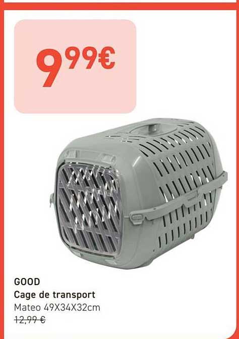 GOOD Cage de transport Mateo 49X34X32cm