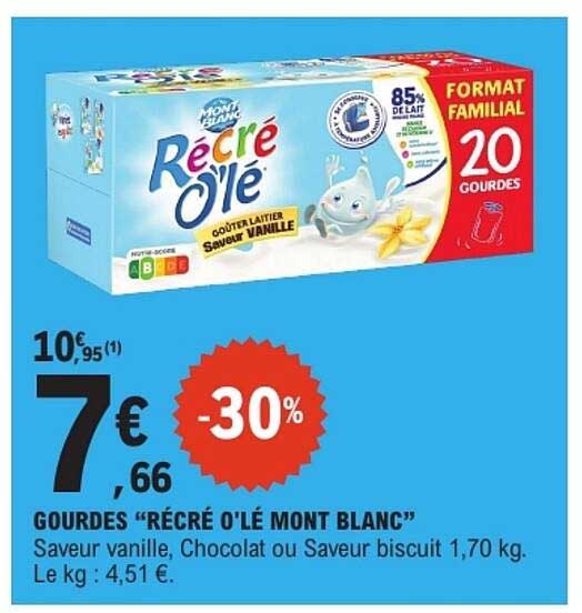 GOURDES “RÉCRÉ O’LÉ MONT BLANC”