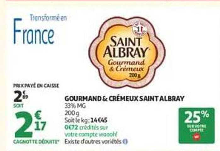 GOURMAND & CRÉMEUX SAINT ALBRAY