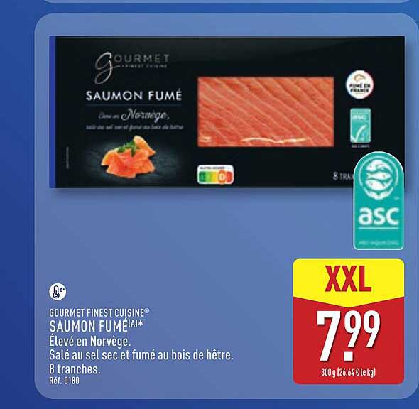 GOURMET FINEST CUISINE® SAUMON FUMÉ (A)*