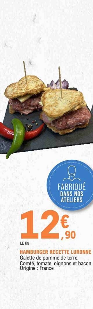 HAMBURGER RECETTE JURONNE