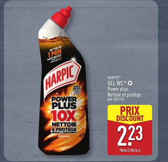 HARPIC® GEL WC+* Power plus. Nettoie et protège.