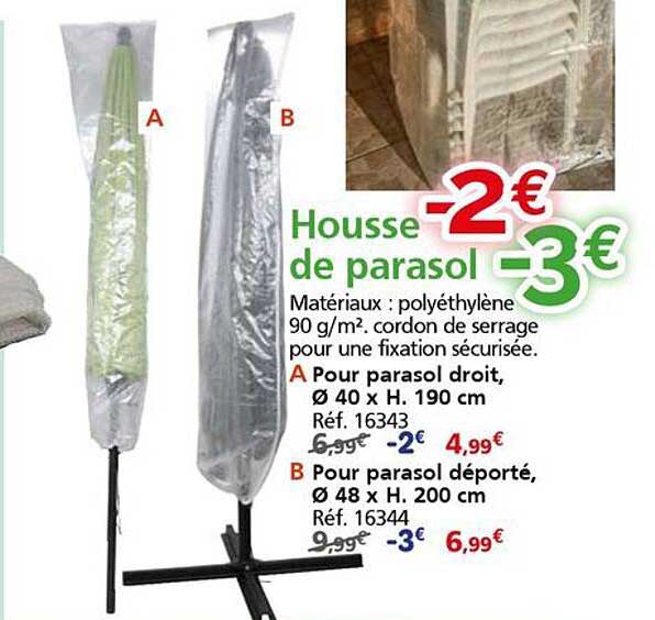 Housse de parasol