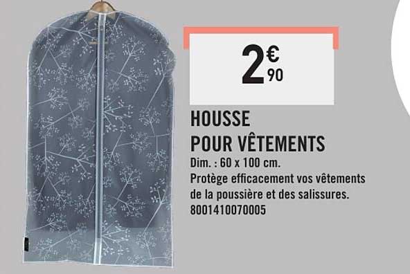 HOUSSE POUR VÊTEMENTS