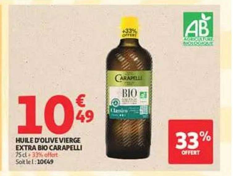HUILE D'OLIVE VIERGE EXTRA BIO CARAPELLI