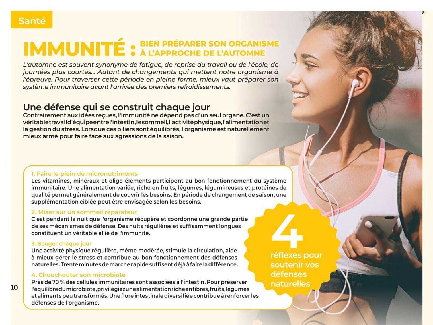 IMMUNITÉ : BIEN PRÉPARER SON ORGANISME À L'APPROCHE DE L'AUTOMNE