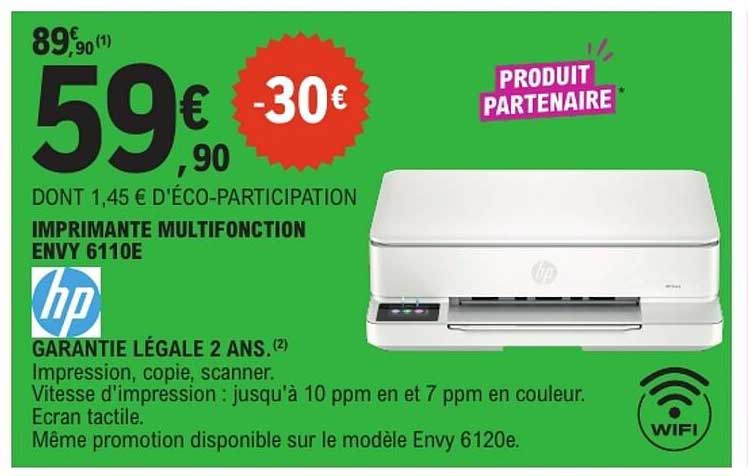 IMPRIMANTE MULTIFONCTION ENVY 6110E