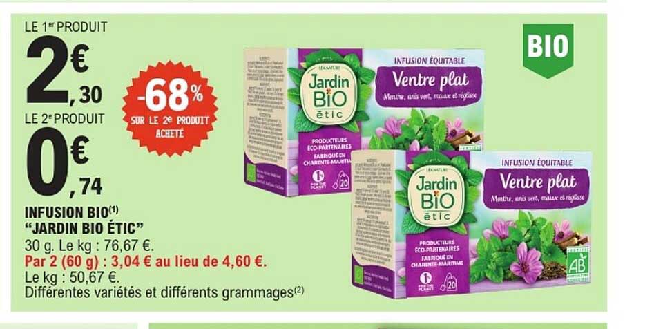 INFUSION BIO(1) "JARDIN BIO ETIC"