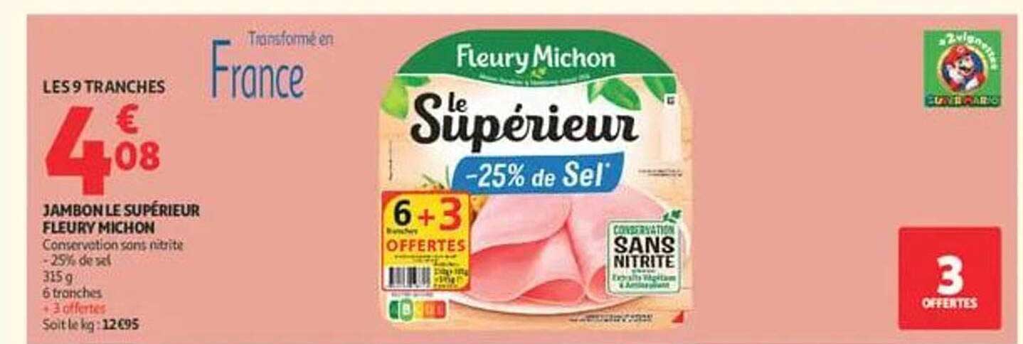 JAMBON LE SUPERIEUR FLEURY MICHON