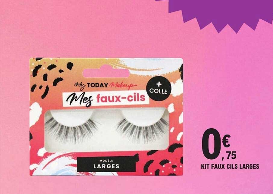KIT FAUX CILS LARGES