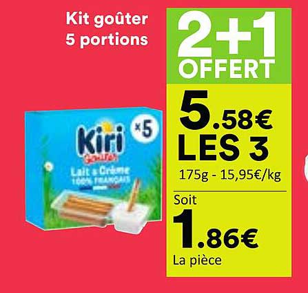 Kit goûter 5 portions