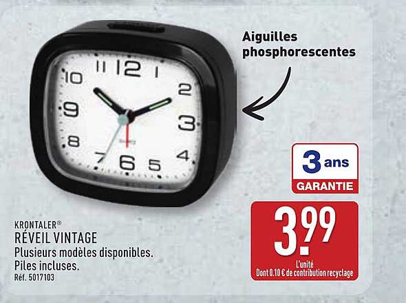 KRONTALER® RÉVEIL VINTAGE