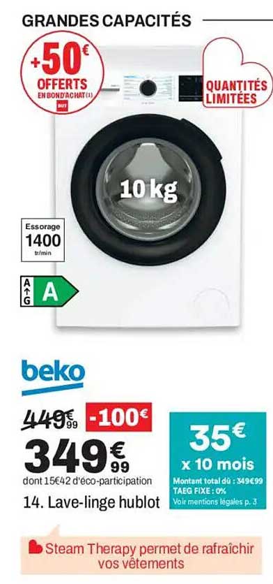 Lave-linge hublot
