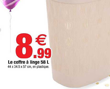 Le coffre à linge 58 L