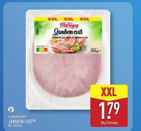 LE MARSIGNY JAMBON CUIT(B)