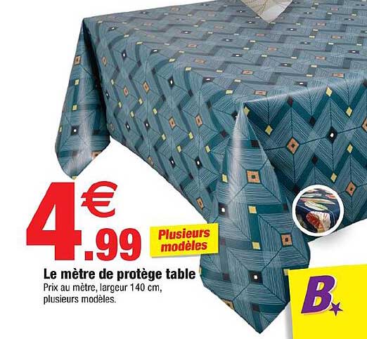 Le mètre de protège table