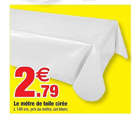 Le mètre de toile cirée