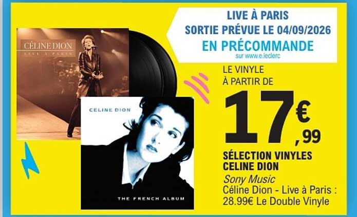 LE VINYLE À PARTIR DE 17€99