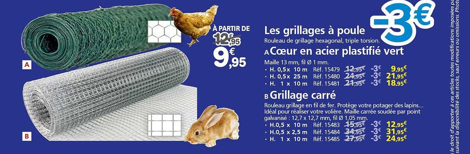 Les grillages à poule