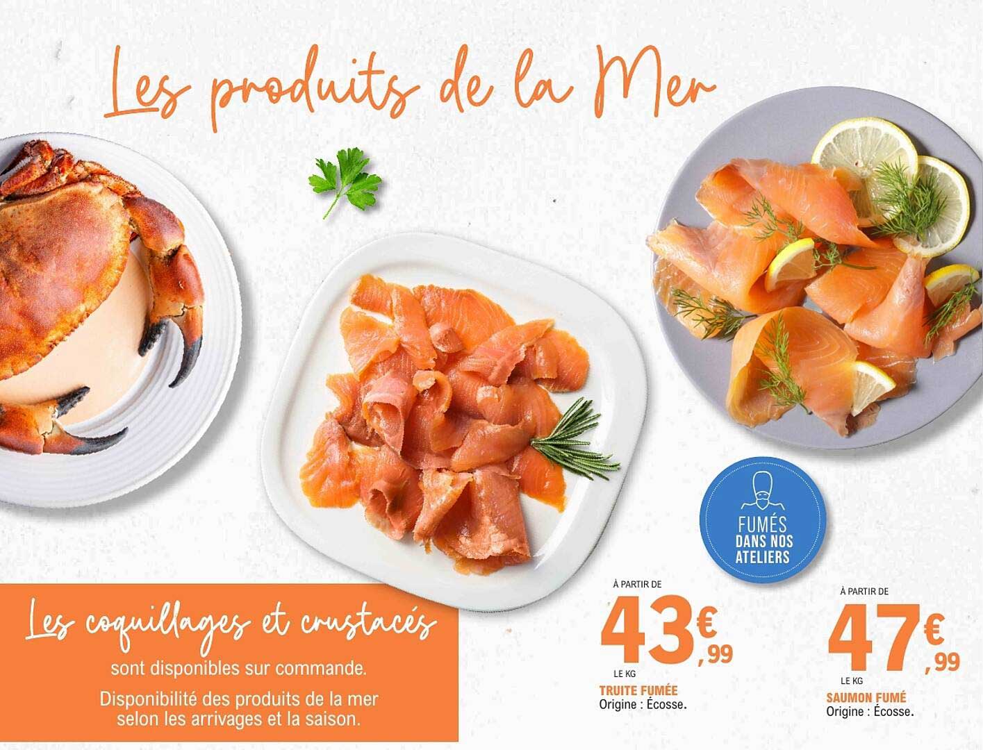 Les produits de la Mer
