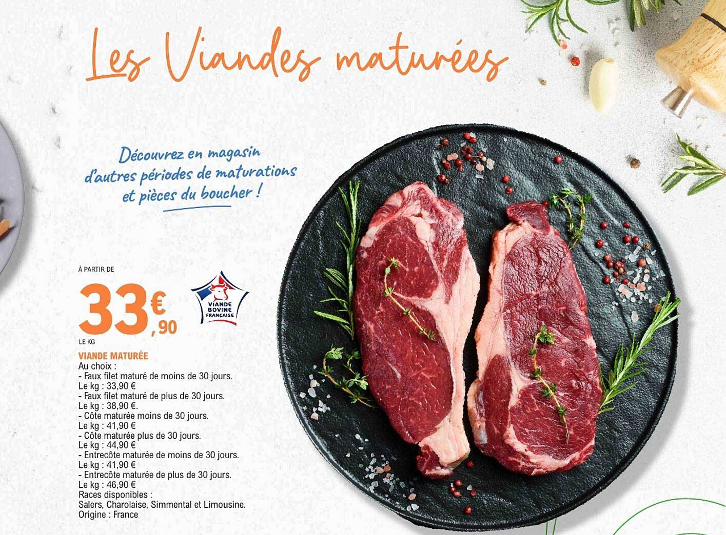 Les Viandes maturées