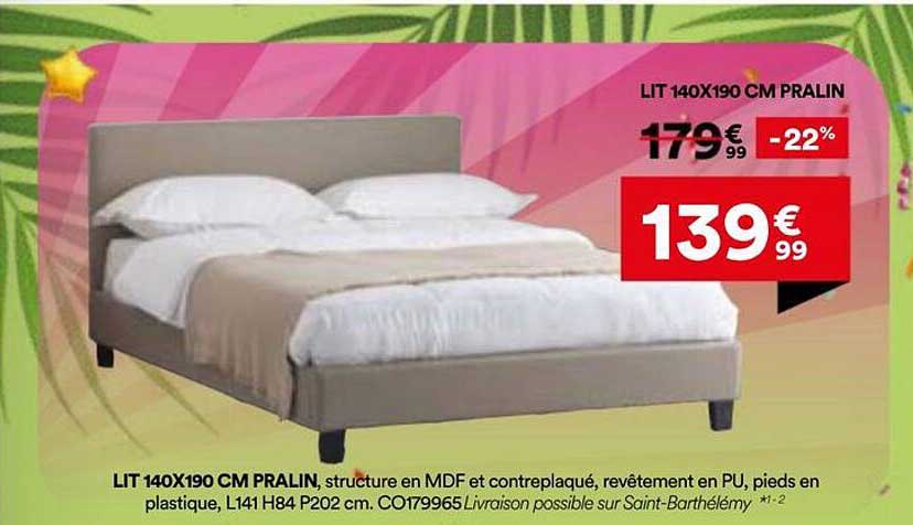 LIT 140X190 CM PRALIN