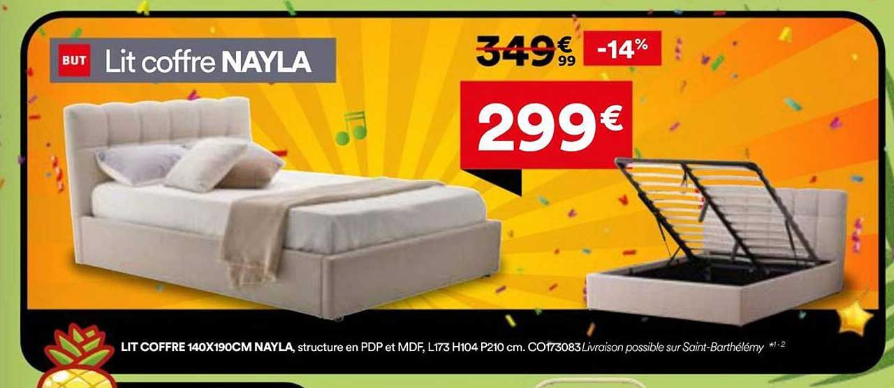 Lit coffre NAYLA