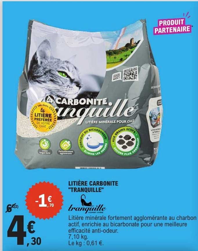 LITIERE CARBONITE "TRANQUILLE"