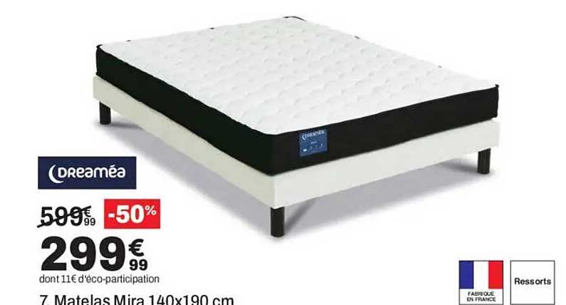 Matelas Mira 140x190 cm