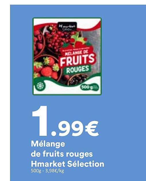 Mélange de fruits rouges Hmarket Sélection