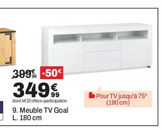 Meuble TV Goal L. 180 cm