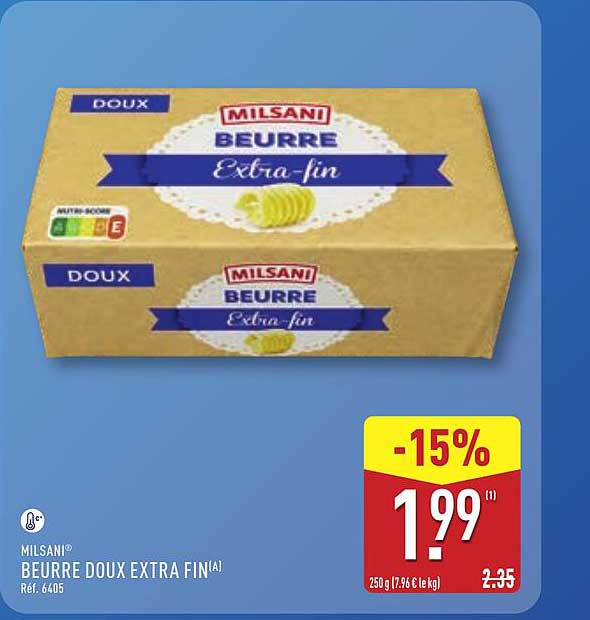 MILSANI BEURRE DOUX EXTRA FIN(A)