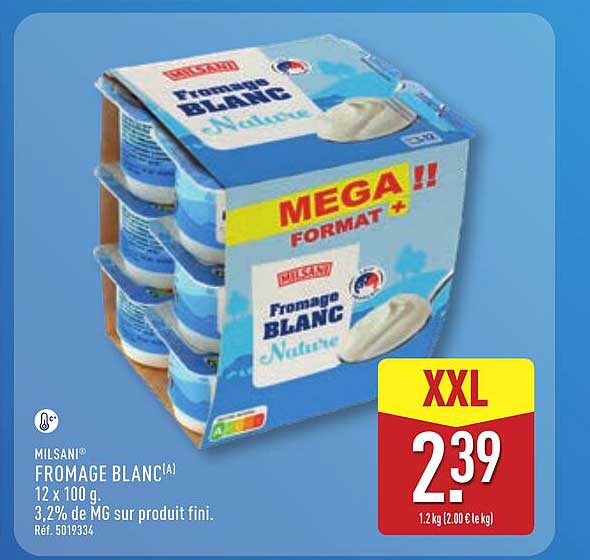MILSANI® FROMAGE BLANC NATURE