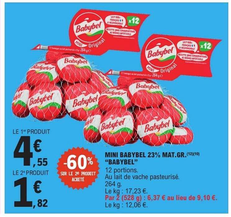 MINI BABYBEL 23% MAT.GR. "BABYBEL"