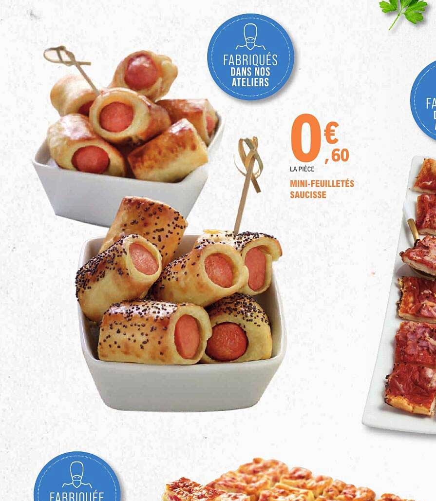 MINI-FEUILLETÉS SAUCISSE