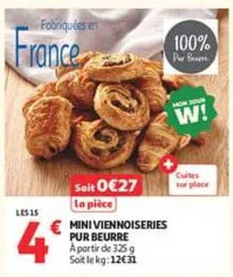 MINI VIENNOISERIES PUR BEURRE